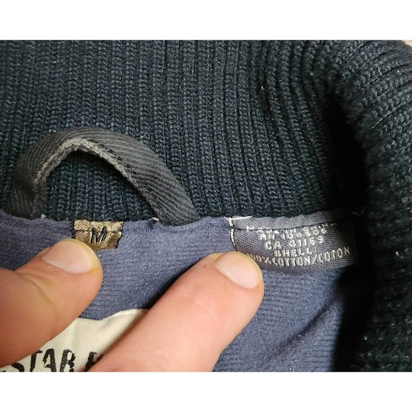 G Star Raw Denim GS3301 Military Utility Bomber Jacket Mens Medium M - Picture 5 of 10